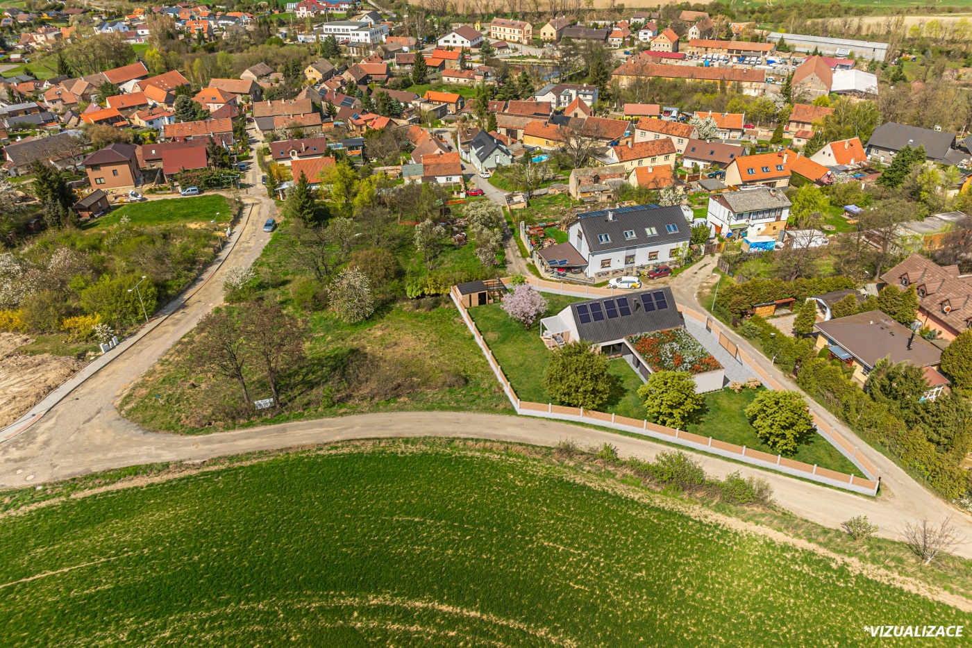 Prodej stavebního pozemku, 1.045 m², Dřetovice